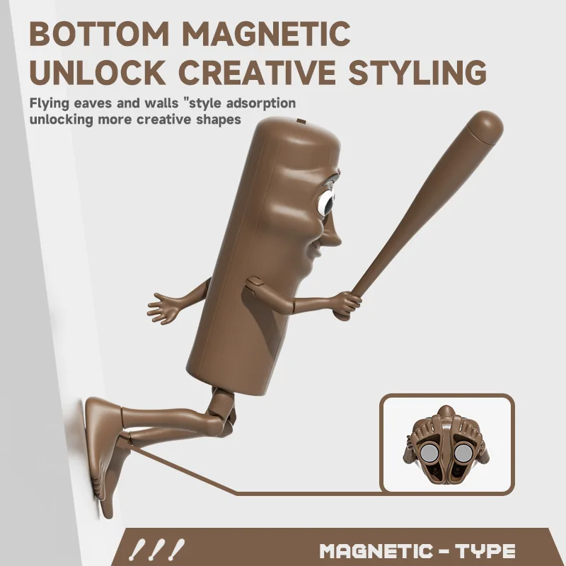 Brinquedos Ung Tung Sahur, Figuras de Ação de Anime, Decoração de Mesa, Presente_voghion.com