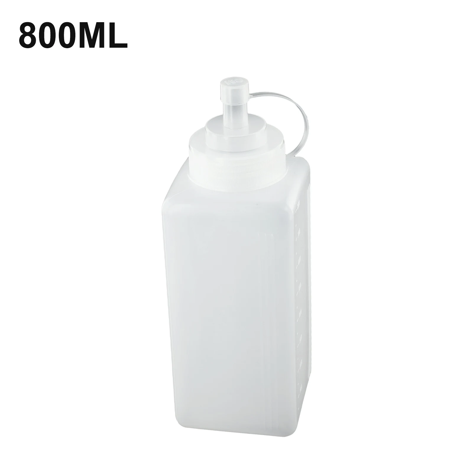 1Pcs PE 800/1000ML Large Diameter Dustproof Plastic Squeeze Sauce Bottle Dressing Bottle Squeezing Container Seasoning Bottle