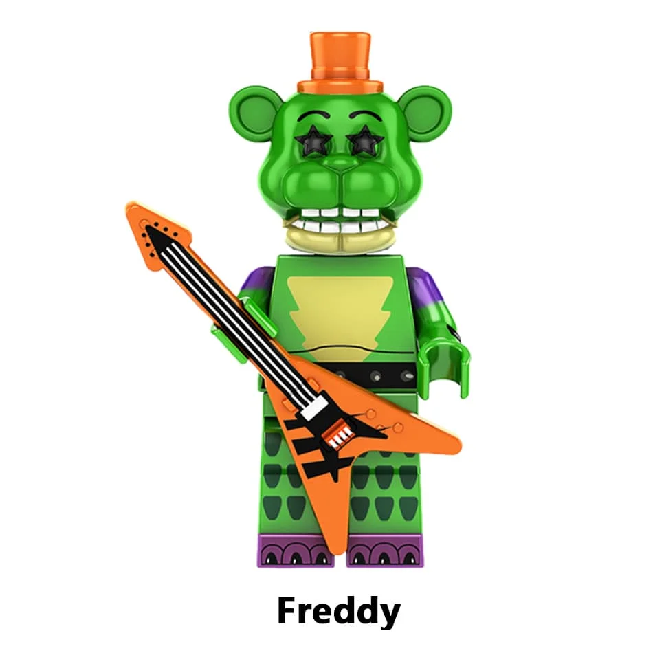 FNAF Nights Game Mini Figure Building Blocks - Skeleton Thriller Gift Set