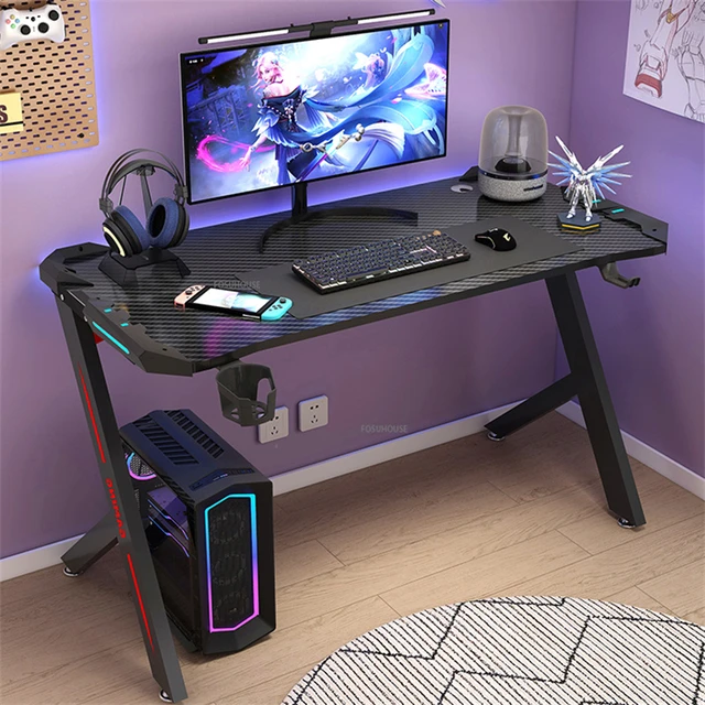 Escritorios profesionales para juegos, escritorio para ordenador portátil, mesa  para oficina en casa, dormitorio, Internet, café, ancla, mesa para juegos de  estar, Z - AliExpress