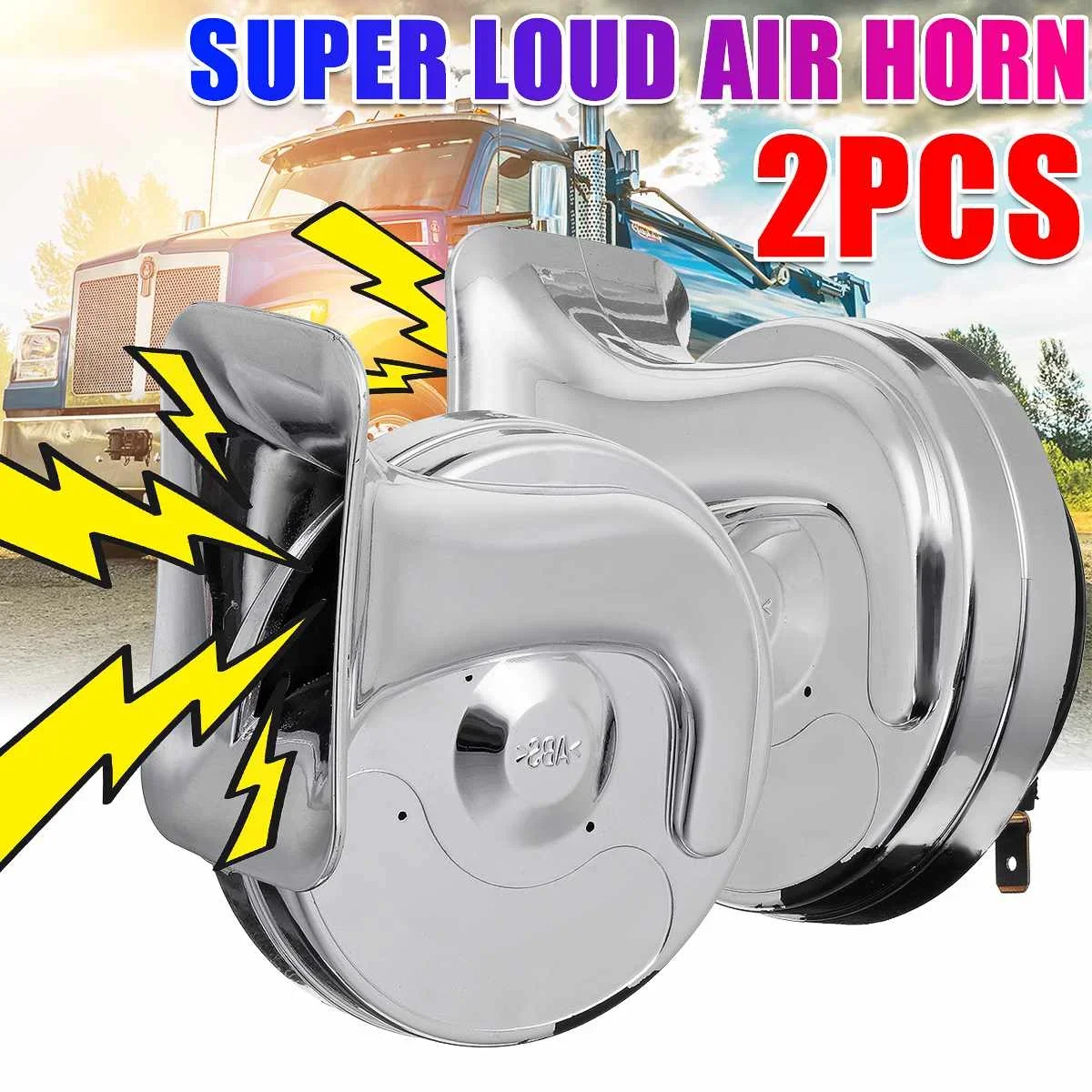 

1/2 шт. супер громкий 110 дБ 12 В Водонепроницаемая электрическая улитка фотомагнитный звук для автомобиля мотоцикла грузовика лодки