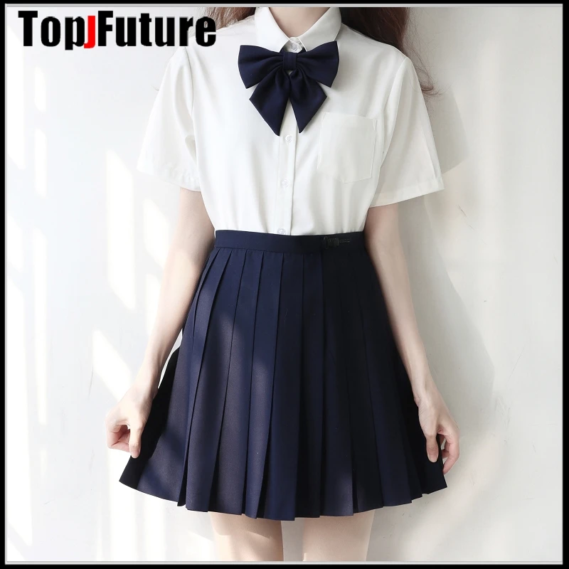 Uniformes escolares japoneses para niñas, traje JK plisado de
