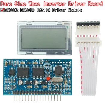 1set DC-DC DC-AC generatore di Inverter a onda sinusoidale pura SPWM Boost Driver Board EGS002 "EG8010 + IR2110" modulo Driver + LCD