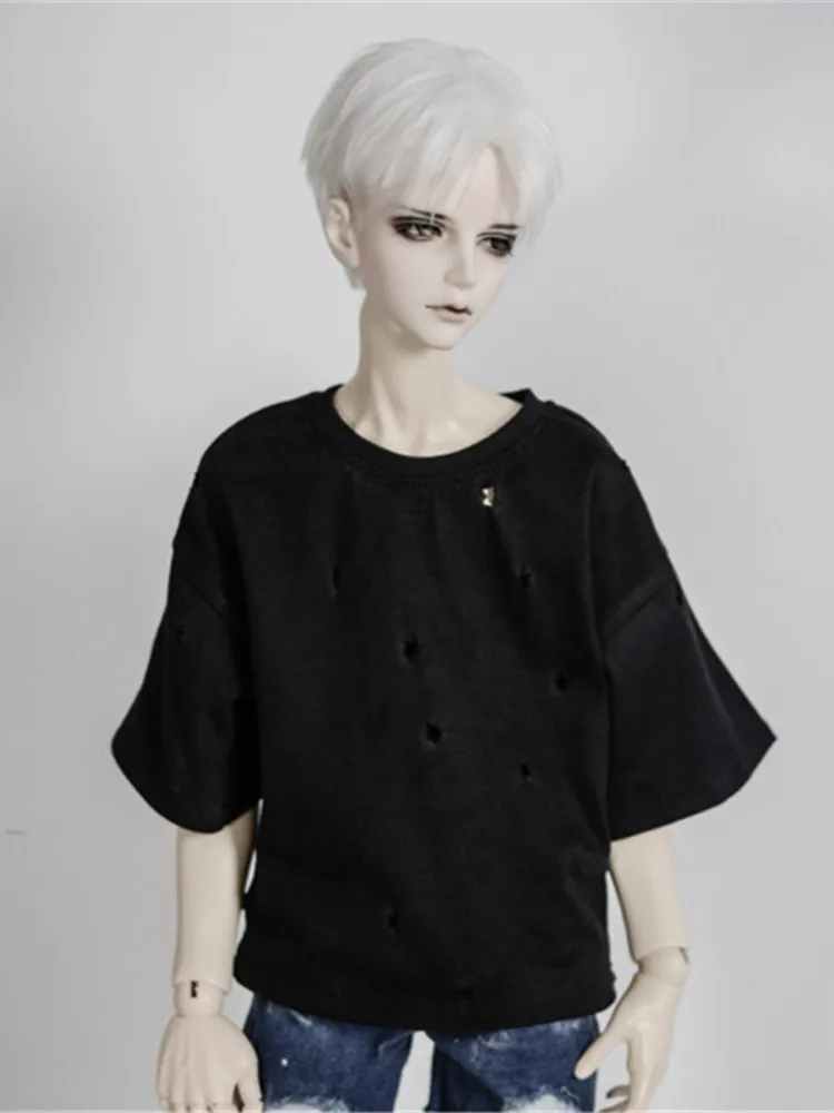 Cool Hole Causal T-shirt for BJD 1/6 1/4 1/3 SD13 SD17 Uncle Doll Clothes Custom CMB146