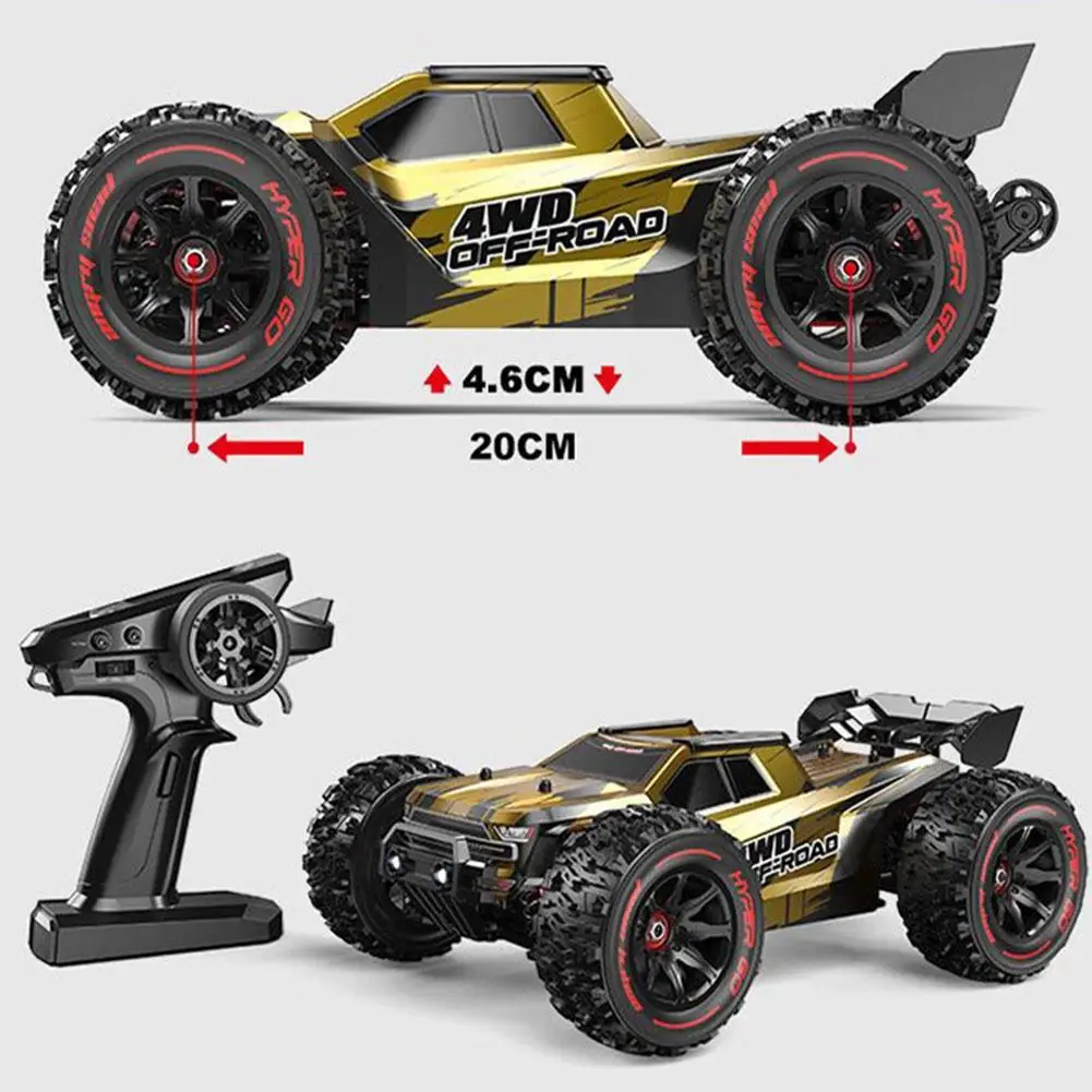 MJX 14209 14210 V2.0 1/14 RC 자동차, 브러시리스 2.4G 리모컨 4WD 오프로드 레이싱 RC 트럭, 전기 취미 장난감, 55 + KM/H