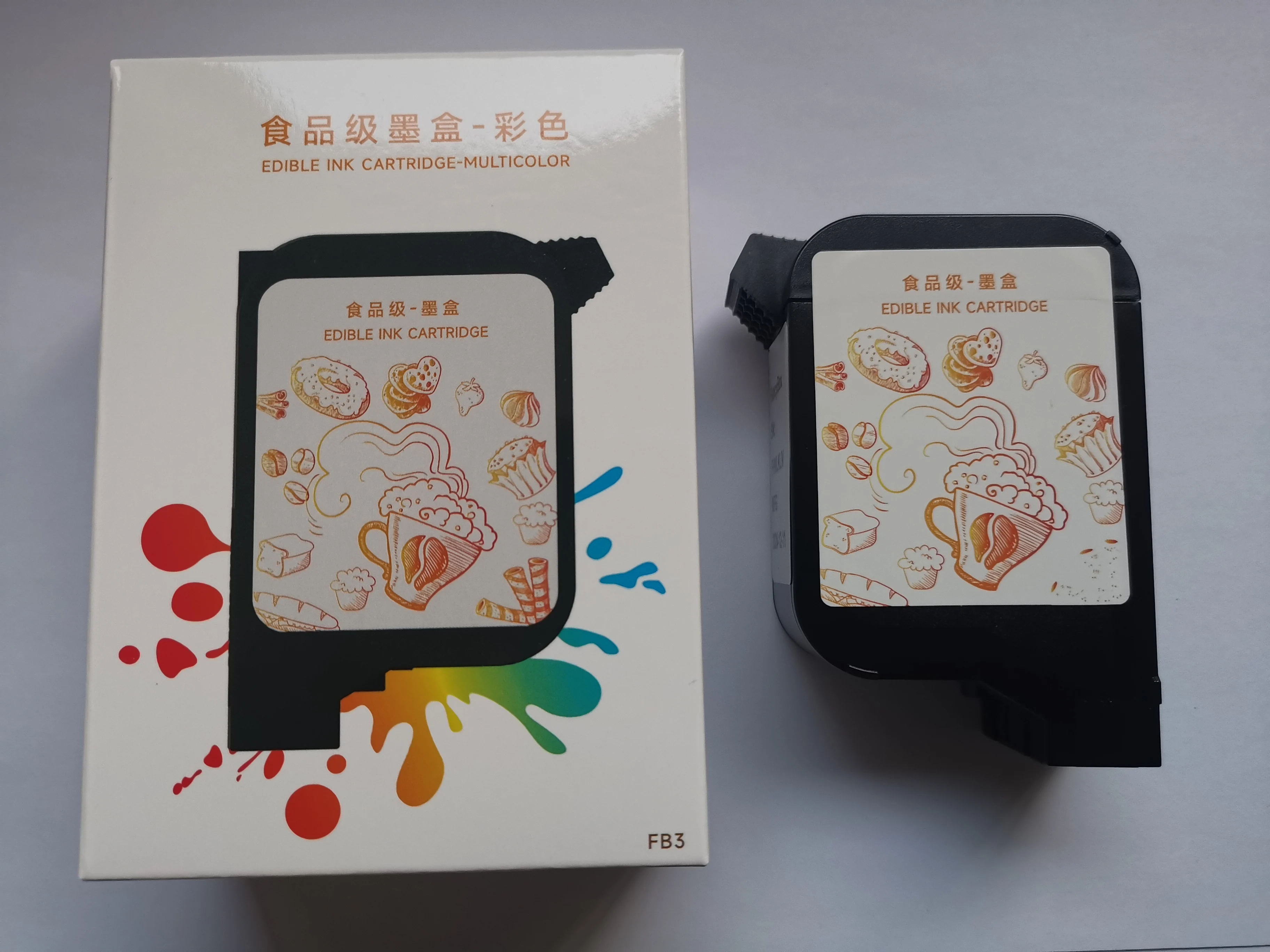 Evebotオリジナル工場コーヒープリンタカラーインクカートリッジeb-fc