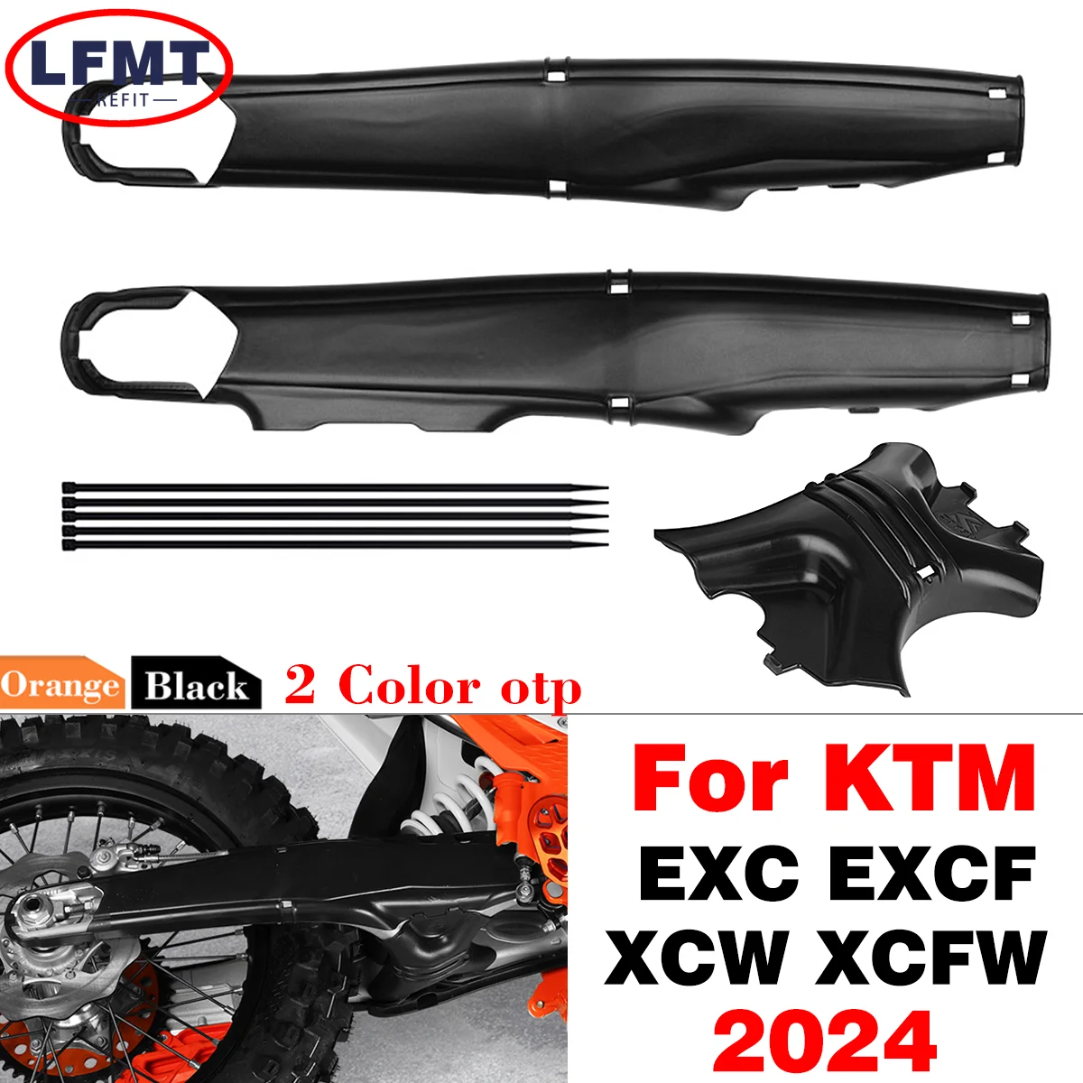 

2024 NEW Motorcycle Swingarm Swing Arm Protector Cover For KTM XC-W XCW-F EXC EXC-F 150 250 300 350 450 500 Enduro Dirt Pit Bike