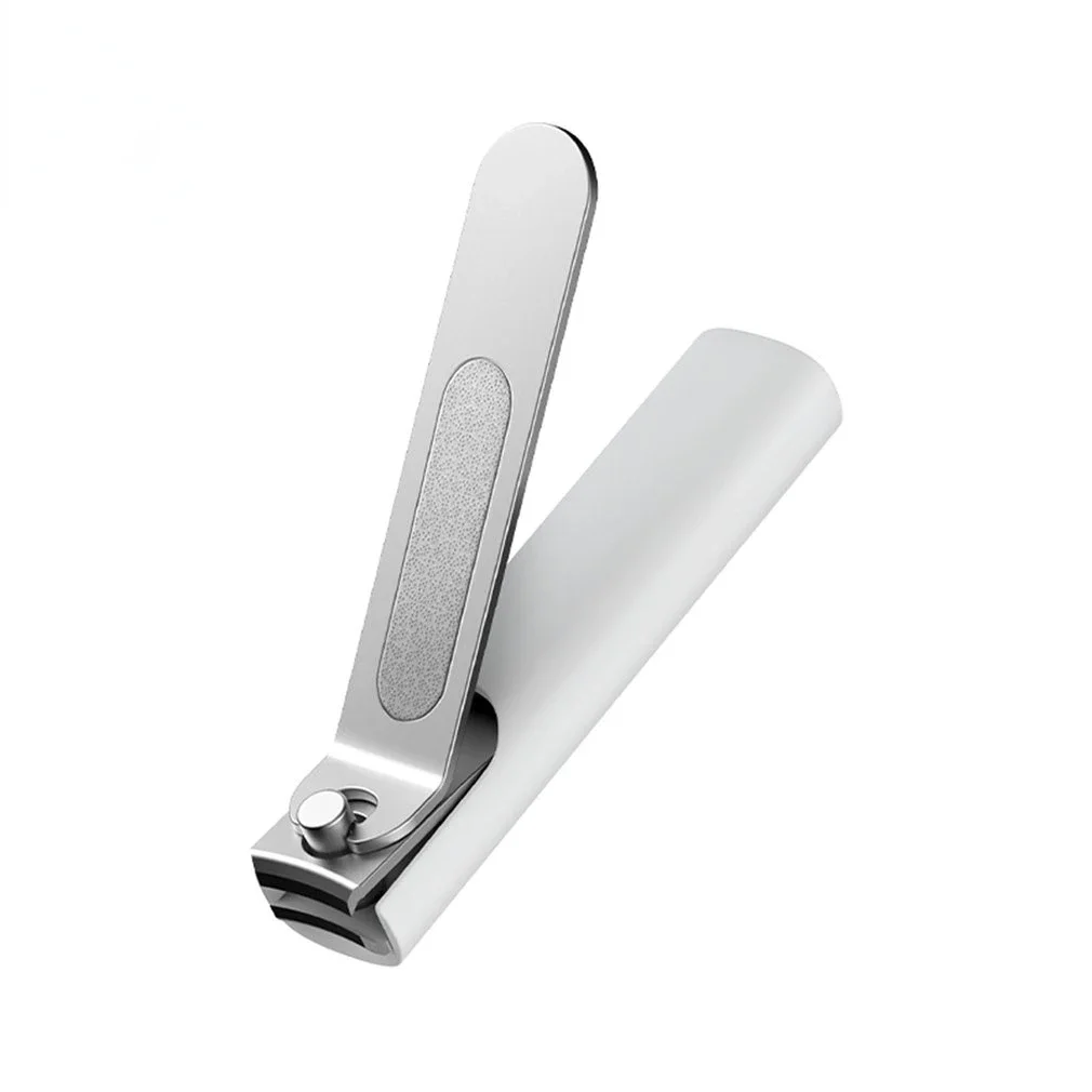 Xiaomi Mijia coupe-ongles en acier inoxydable avec couvercle anti-éclaboussures tondeuse soins de pédicure coupe-ongles lime professionnelle Cli
