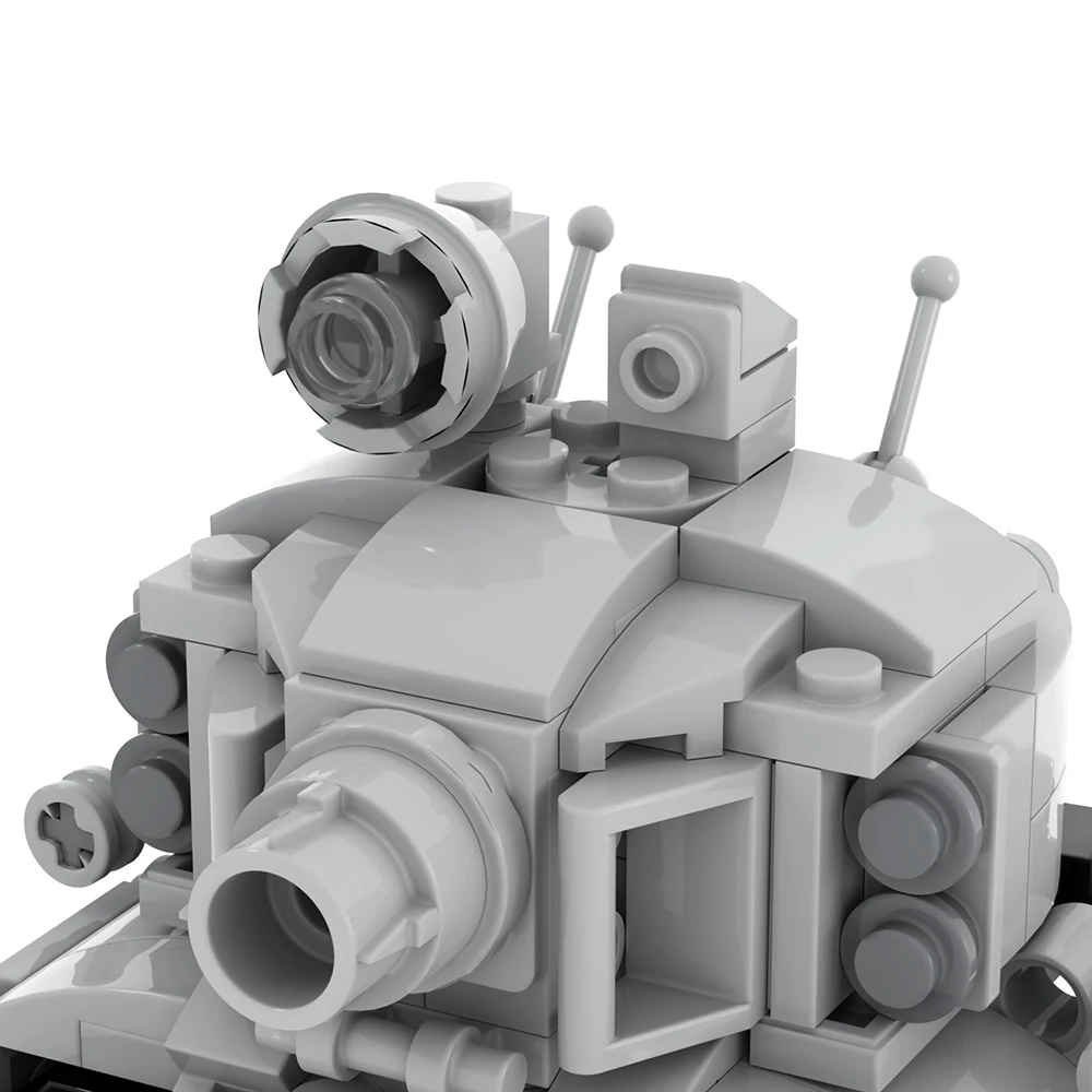 MOC1127 밀리터리 탱크 게임 피규어 빌딩 블록, WW2 금속 무기 차량 슬러그 브릭 장난감, 어린이용 창의적인 선물 장식