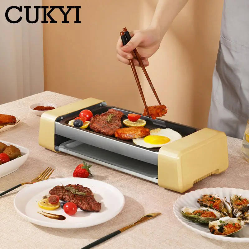 Automatic Rotary Grill Thermostatic Desktop Barbecue Machine