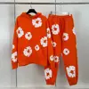 Fashion Top Quality New Men's Women's Same Kapok Printing Loose Velvet Warm Long-sleeved Hooded Sweater 3