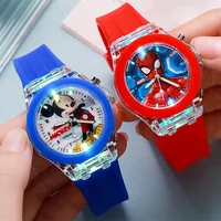 Luminous Disney Mickey Children's Watches Girls Silicone Strap 3D Cartoon Pricess Elsa Kids Quartz Clock reloj infantil ﻿ 1