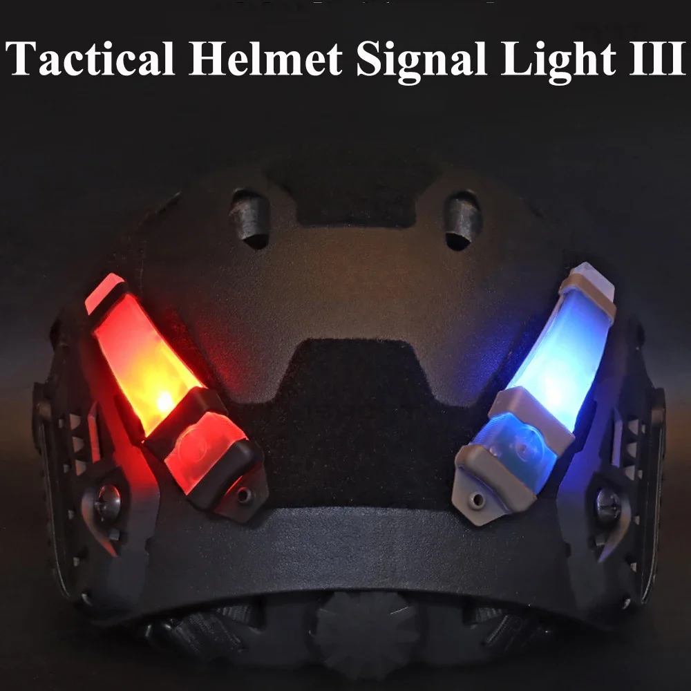 Tactical Helmet Light Safety Flashing Survival Signal Lamp Colors
