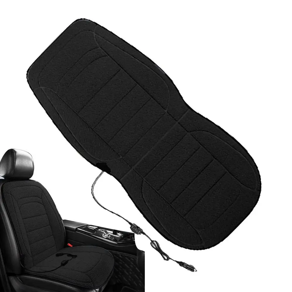 Auto Sitz Heizung Heizung Auto Sitzkissen Mit Rückenlehne 12V Winter  Beheizte Sitz Abdeckung Mit Schnelle Heizung Winter Reise sitzkissen -  AliExpress