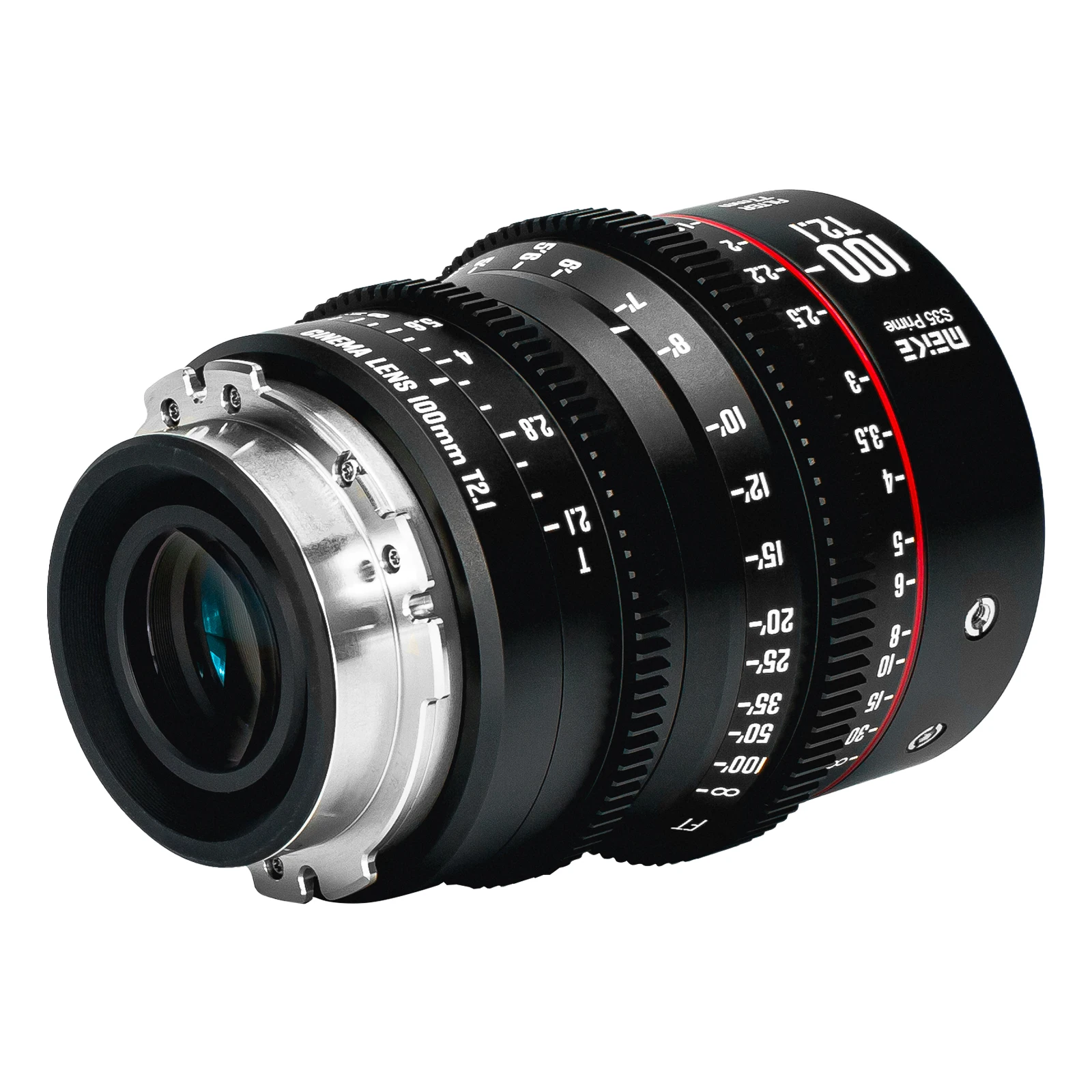 MEKE Meike 프라임 시네 렌즈, PL EF 마운트, 레드 코모도 BMPCC 6K BMPCC 6K 프로 Z CAM S6 카메라용, T2.1 슈퍼 35 S35 프레임, 100mm
