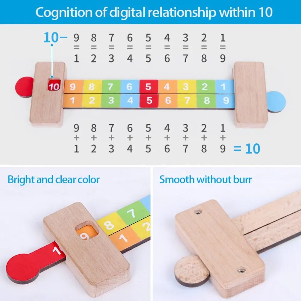 Math For Kids Early Education Math Arithmetic Teaching Addition Ruler Digital Resolution Ruler Mathematics Decomposition