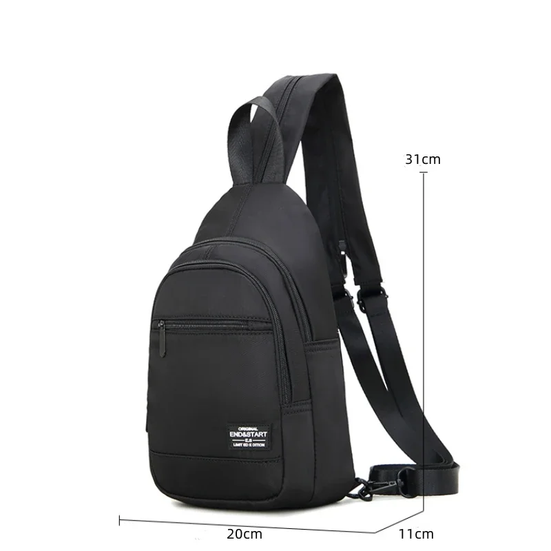 Casual Mini Men's Backpack Multifunction Lightweight Chest Bag Outdoor Backpacks Travel Small Backpack Men Chest Shoulder Bag 5