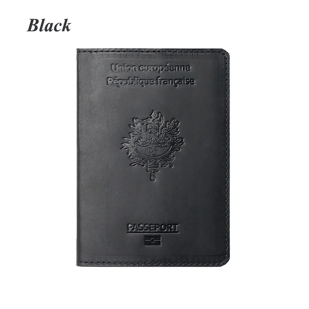 Personalized Genuine Leather Passport Cover and Travel Wallet