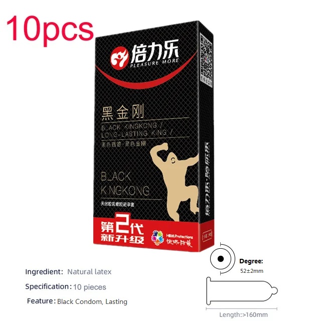 10PCs Condom Sex Toys for Men Black Man Penis Sleeve Ejaculation Delay Lasting Erotic Adult Long Lasting Golden Body Condoms 6