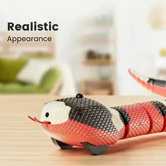 Smart Sensing Snake Cat Toys Interactive, Electronic Snake Induction Toy Kitten Puppy Prank Snake Toy Pet Cat Accessories