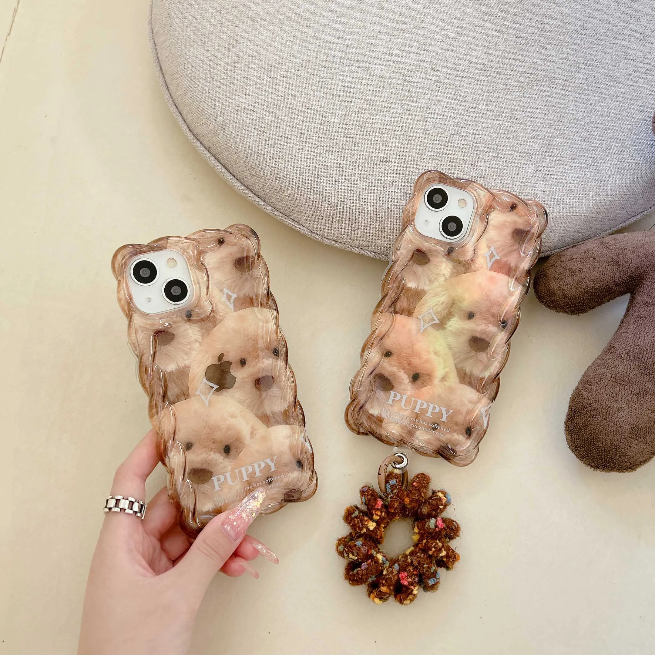 Lovely Dog Animal Phone Case For Iphone 14Pro 13ProMax 12Pro 11 12 13