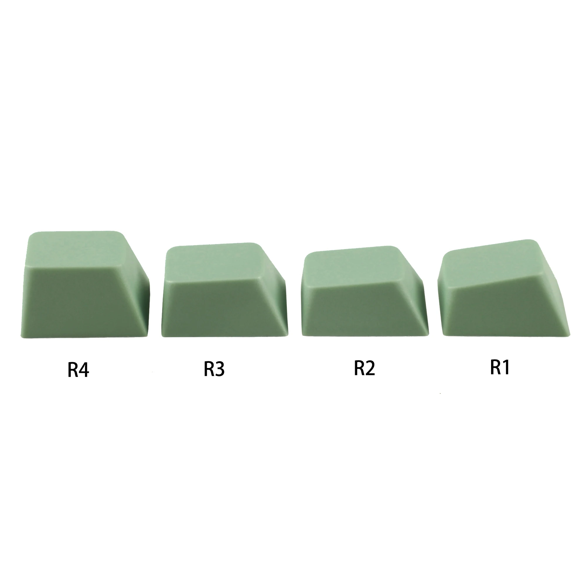 Teclas Pbt Grossas em Branco Perfil Cereja Teclas Alfanuméricas Faça Você Mesmo 1u r1 r2 r3 r4 100 Pcs - Imagem 6
