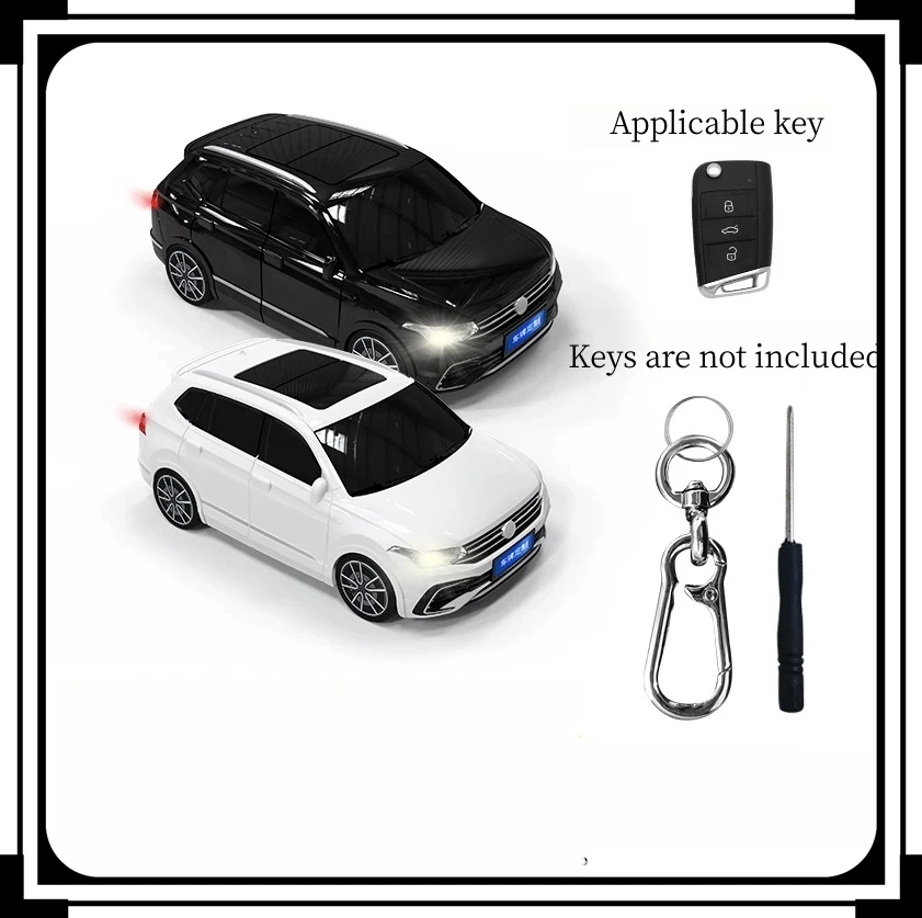 

For Volkswagen Tiguan VW Polo Golf 7 Skoda Octavia Kodiaq Karoq Seat Ateca Leon Lbiza Key Cover Car Model Key Protective Case