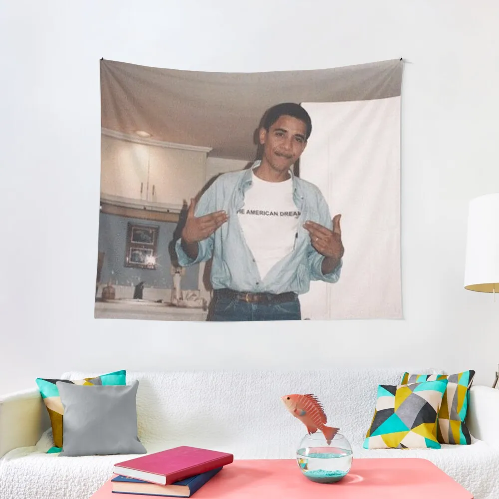 

Obama's The American Dream Tapestry room decorations aesthetics aesthetic tapestry decorative wall tapestry