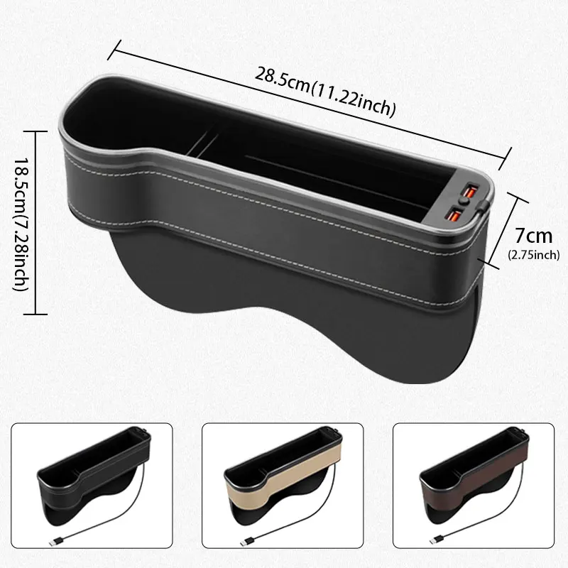 1PCS Auto Sitz Lücke Füllstoff Lagerung Box Multifunktionale 3 In1 Tasse  Halter Auto Rücksitz Organizer für Tissue Box Halten telefon Sunglasse -  AliExpress