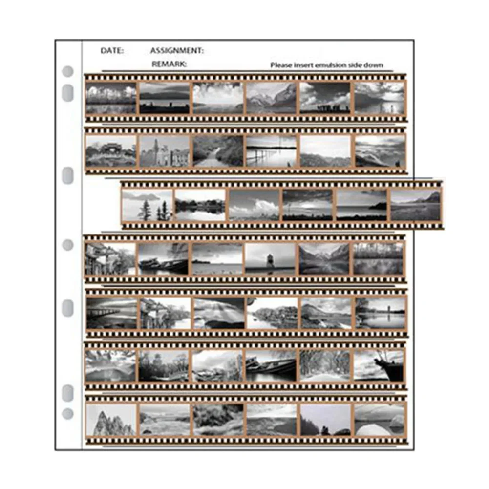 High Resolution Negative Film Storage Pages Acid Free Material Minimize Static Electricity Keep Your Film Safe