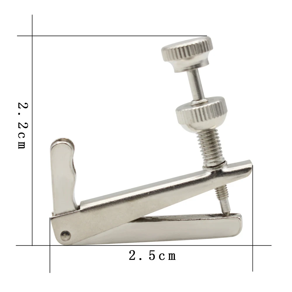 4/4 3/4 Violin Fine Tuning Adjuster Metal Violin Tuners Spinner Adjuster Strings Hooks for Musical Instrument Accessories