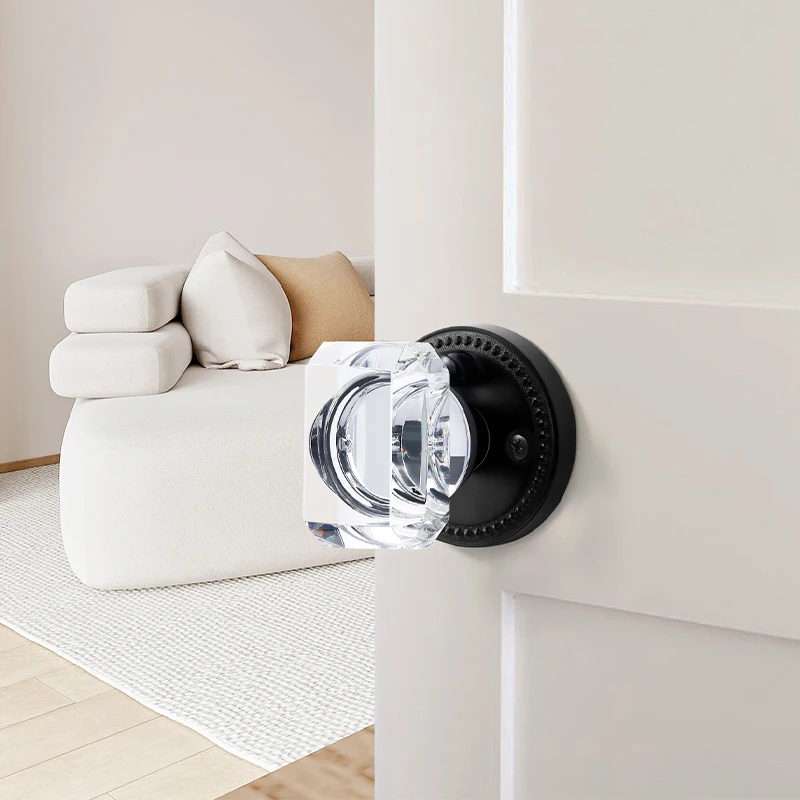 Door Knobs Privacy Door Knob House Room Hotel Apartment Bathroom Bedroom Interior Crystal Door Knobs Lock Door Knobs
