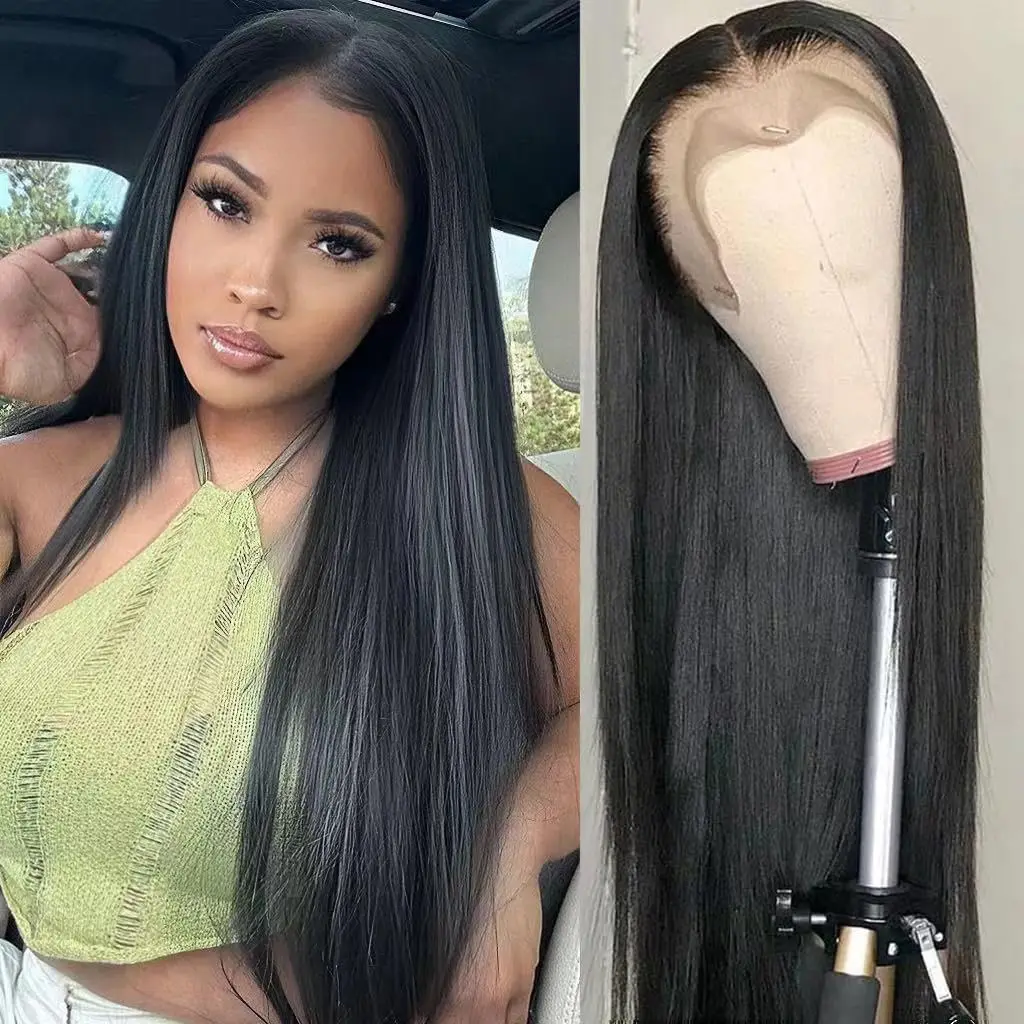 

13x4 Bone Straight Lace Front Wigs Human Hair 13x6 Hd Lace Frontal Wig 30 Inches Glueless Wig Transparent Wigs For Black Women