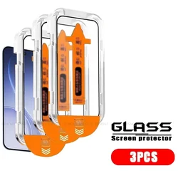 Premium Tempered Glass Screen Protector - Dust - Free, 9H Hardness, Full Coverage for OPPO reno15 Pro mini (3 Front Glass)