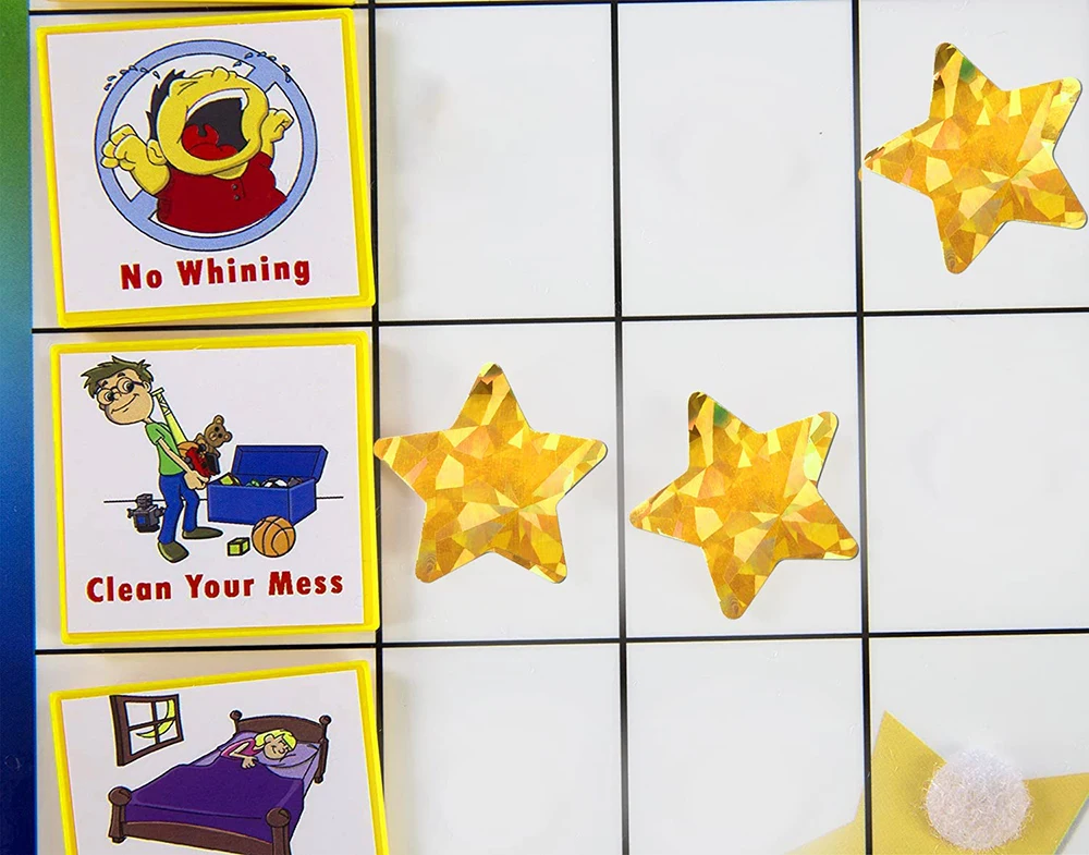 50-100 stücke holo graphische silberne Stern aufkleber für Kinder belohnen Goldfolie stern aufkleber etiketten für Wand handwerk Klassen zimmer bedarf – Detail 15