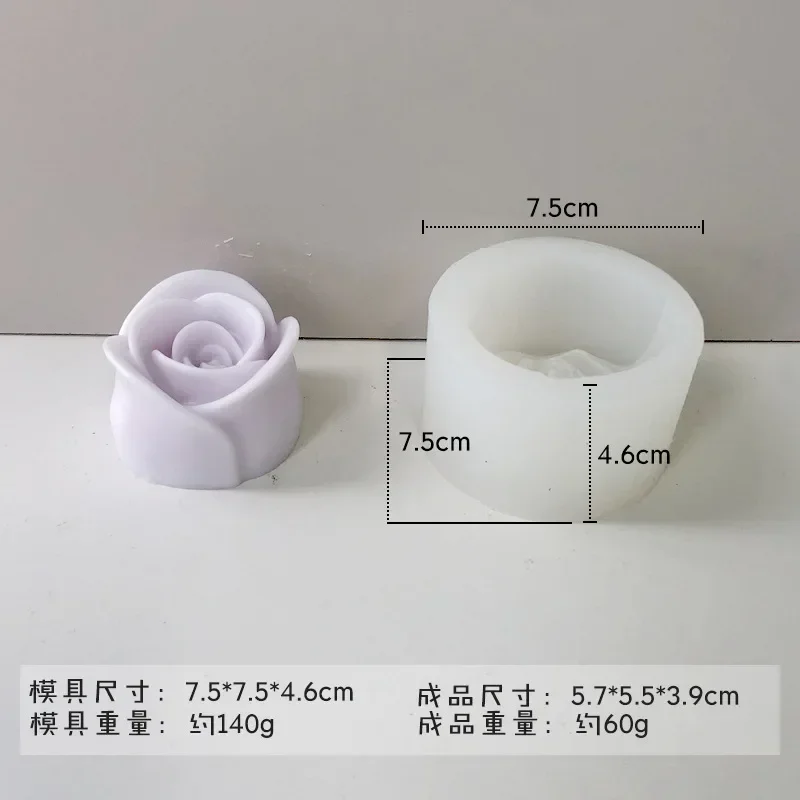 3D Flower Silicone Mold for DIY Crafts and Baking Creations