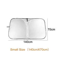 Foldable Car Front Window Sunshade Cover - Premium Sun Protection Accessory (No Logo Small)