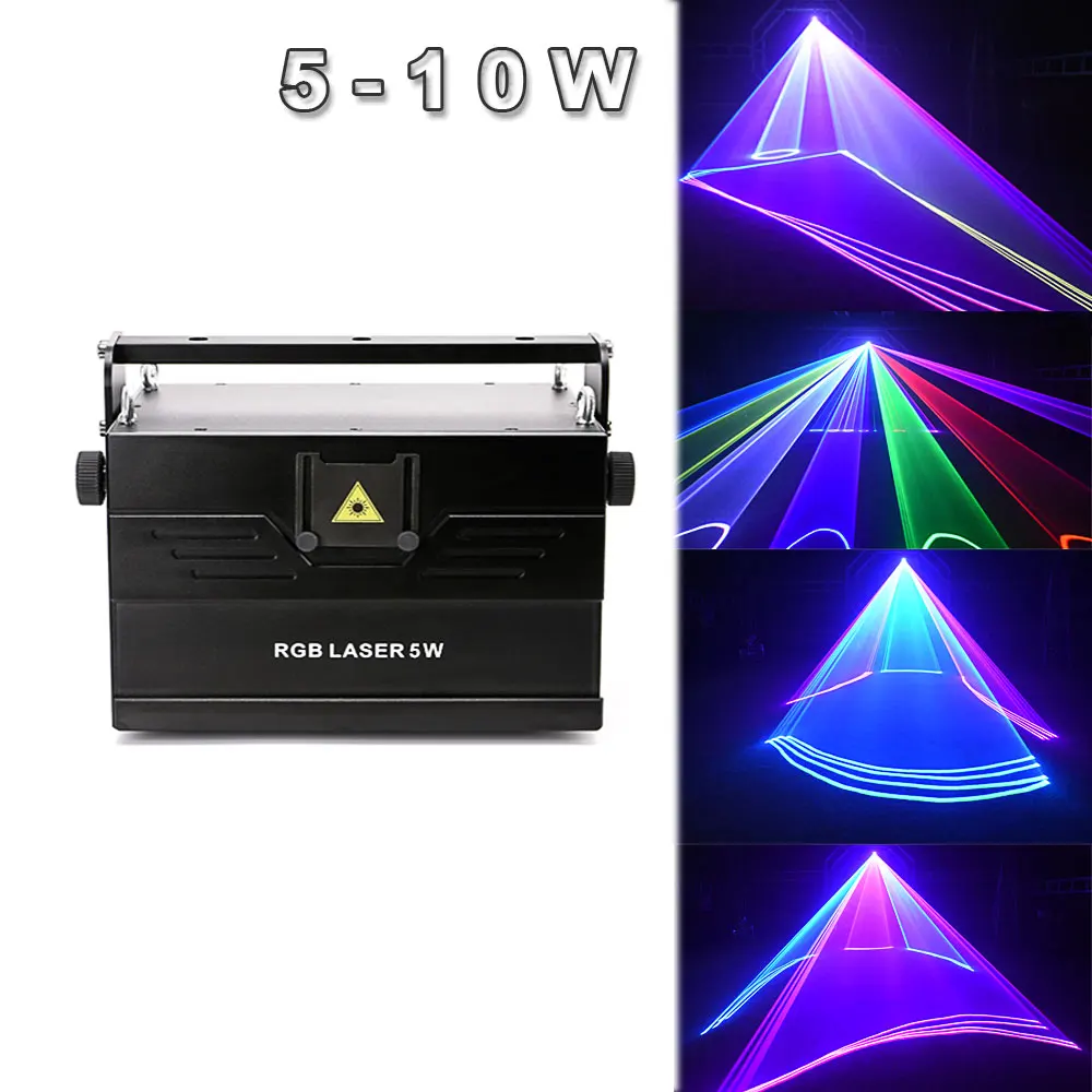 5W10WILDA3DstagelaserlightweddingpartyprofessionAnimation