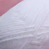 50g Milk Cotton Yarn Cotton Chunky Hand-woven Crochet Knitting Wool Yarn Warm Yarn for Sweaters Hats Scarves DIY (White) 5
