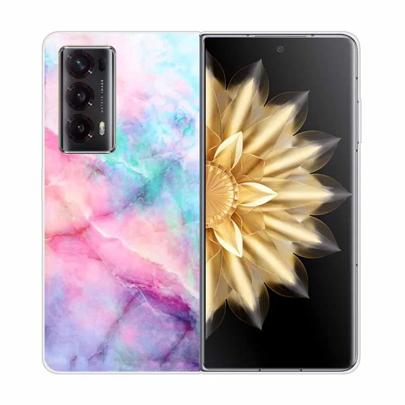 Enhanced Clear Print Hard Case with Wolf and Lion Design