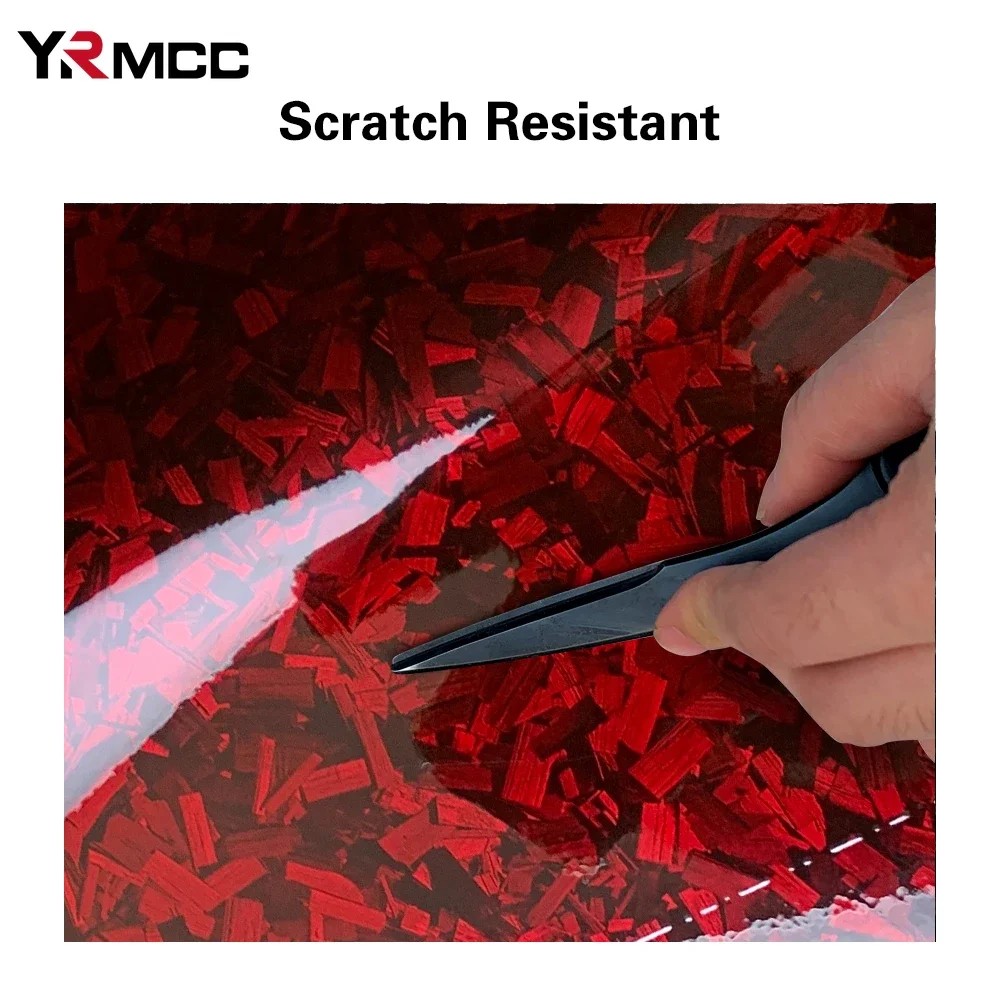 Carbon Fiber Vinyl Film Self Adhesive Auto Tuning Vinyl Wrap Glossy Black Red Car Body Film Motorcycle Stickers Car Accessories
