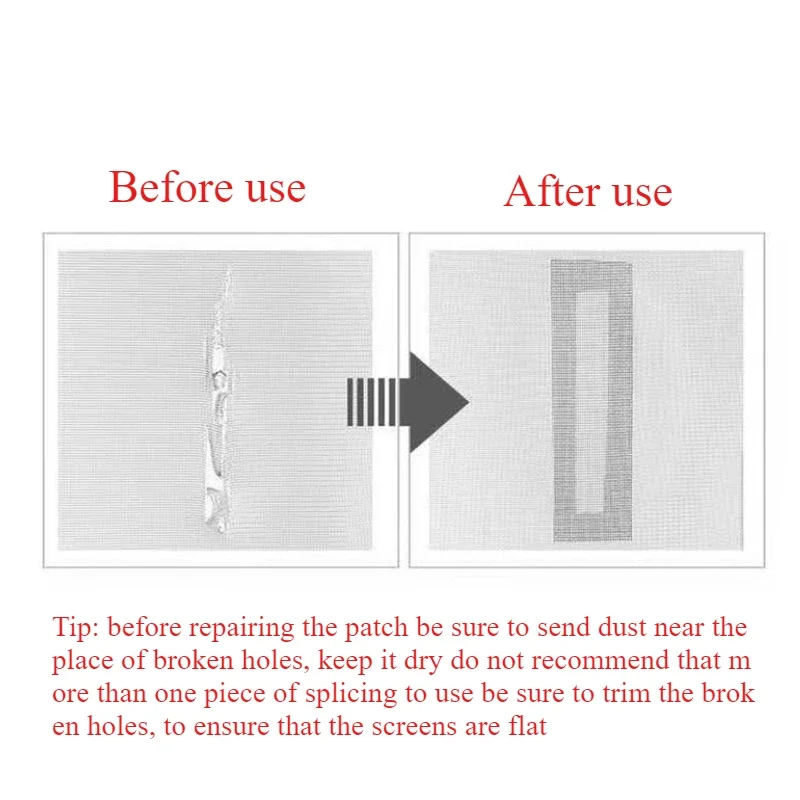 Window Screen window screen repair tape Broken Hole Repair Strong Adhesive Door and Window Self-Adhesive Mesh Patch Screen Patch