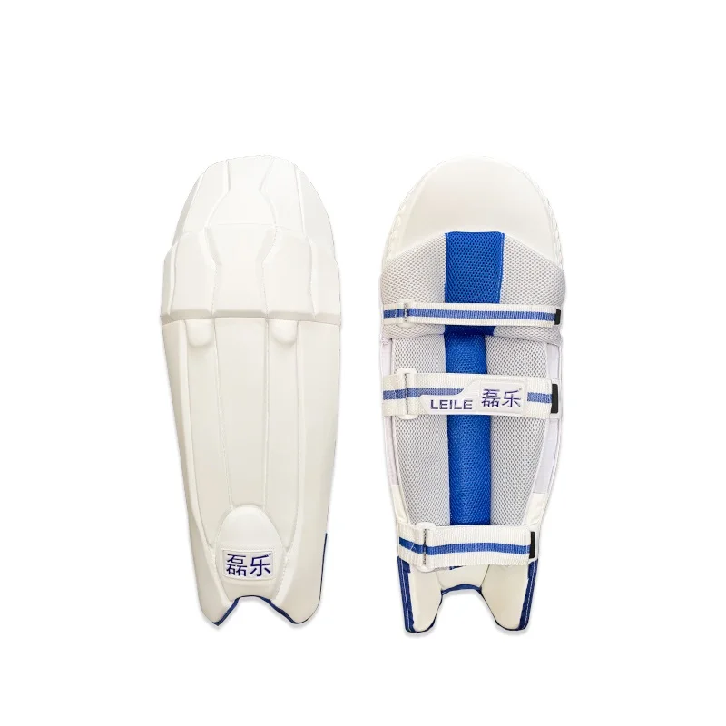 CricketPadsBattingProtectiveGearYoungStudentWhitePortable