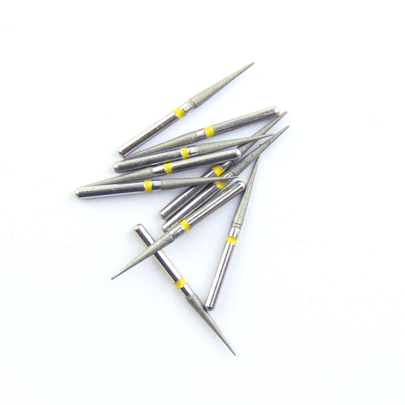 10 Teile/los Dental Diamant Bohrer Nadel/TC 1,6mm für High Speed Handstück Medium/Extra Feine/Super grob Zahnmedizin Schleifen Werkzeuge – Detail 40