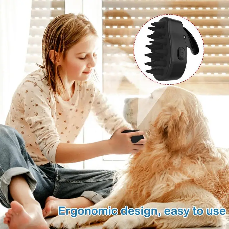 

Массажная щетка для кошек с вибрацией, 450 мАч