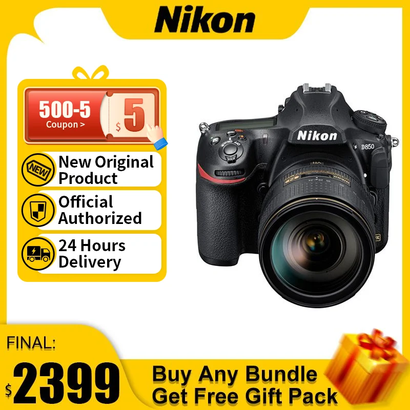 Nikon D850 Dslr Digital Camera Professional Portrait Video Shooting
