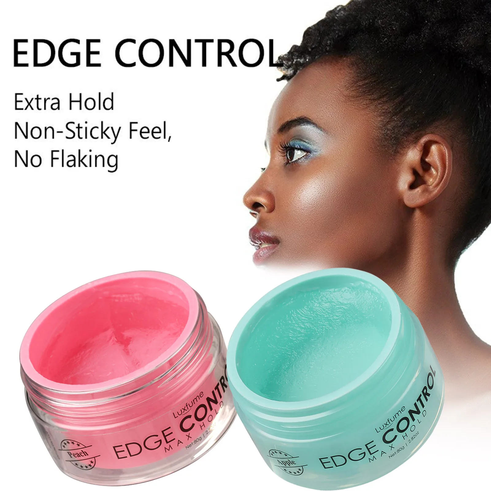 

Edge Booster Styling Wax Non-Greasy Shaping Hair Pomade High Pomade Strong Hold Natural Shine Water-Based HAnd Crafted Hair Gel