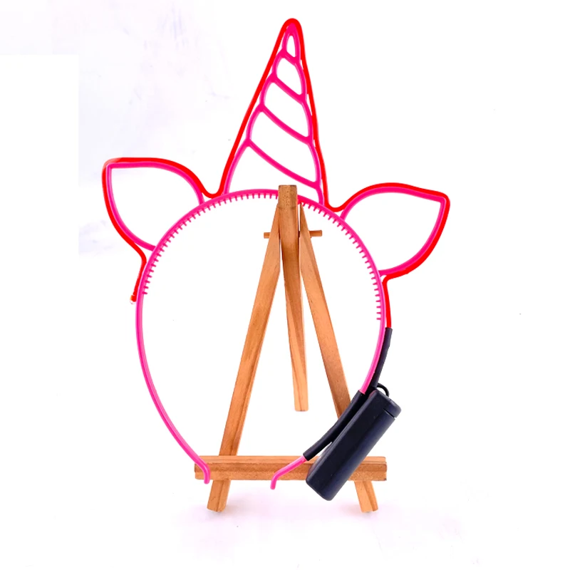 Girls BLINKING LED Deer Horn Headband Birthday Halloween Christmas Costume Accessories Funny Reindeer Headband Kids' Favor Toy