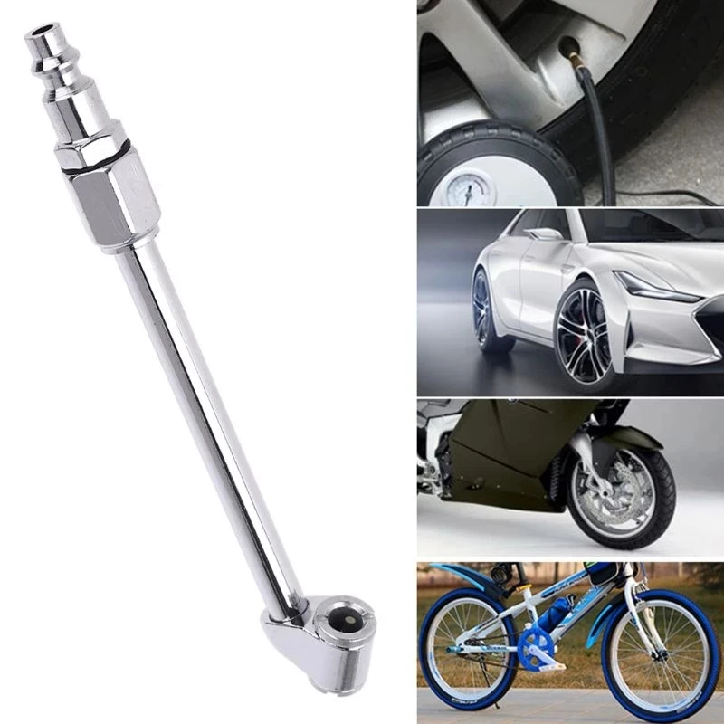 

Air Chucks 1/4" RV Heavy Duty Dual Head Tire Chuck Quick Plug for Inflator Gauge Compressor Accessories for Car Truck