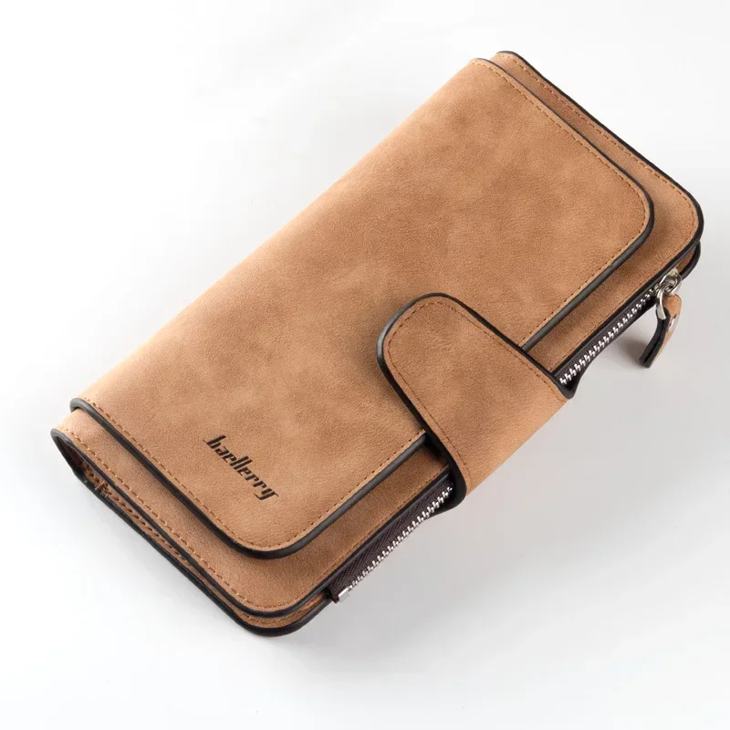 Luxury Designer Women's Wallet 2024 New Long Three-fold Multi-card Position Clutch Female Multi-function Coin Purse Card Holder